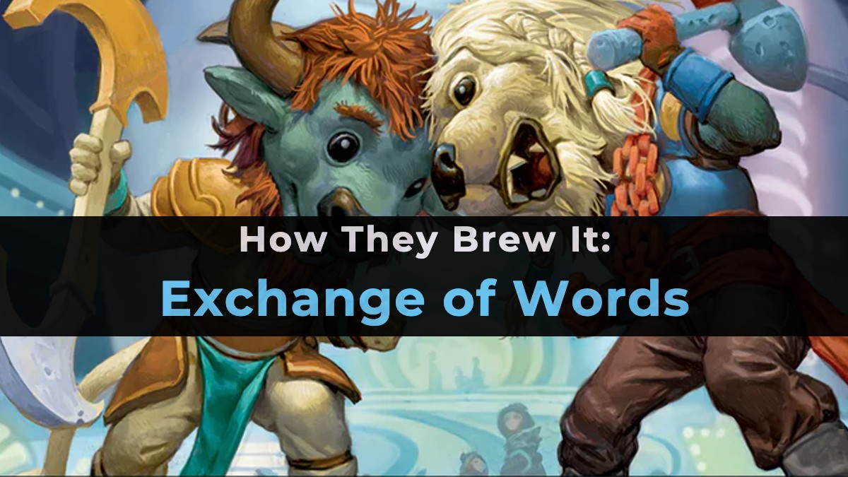Exchange of Words EDH deck cover art