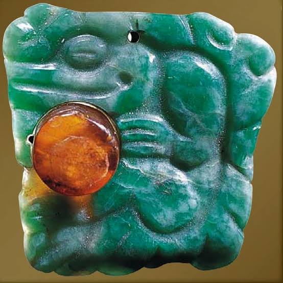 maya jade and amber adornment