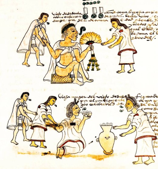 codex image of elderly priests