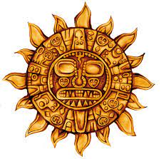 solar disk representing sun god Inti
