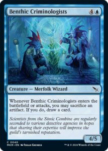 Benthic Criminologists, a new card from MTGMKMr.