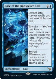 Case of the Ransacked Lab, a new card from MTGMKM.