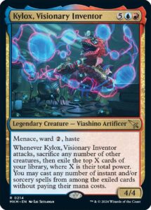 Kylox, Visionary Inventor, a new card from Murders at Karlov Manor.