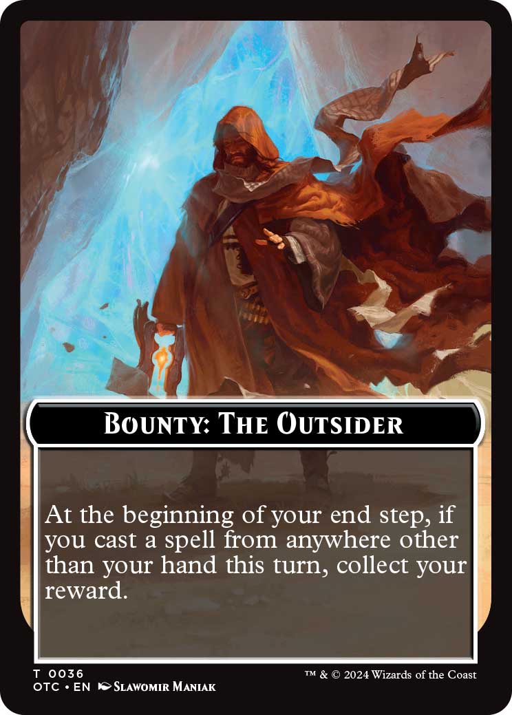 Bounty: The Outsider, one of the new Bounties for MTGOTC.