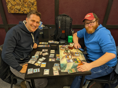Lucas Kunceplaying Commander at the Game Cafe in Independence, Missouri.
