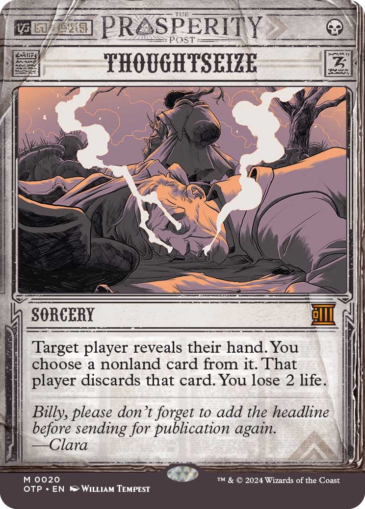 Thoughtseize, as seen in the Breaking News bonus sheet.