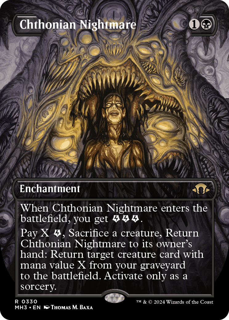 Chthonian Nightmare, a new card from Modern Horizons 3.