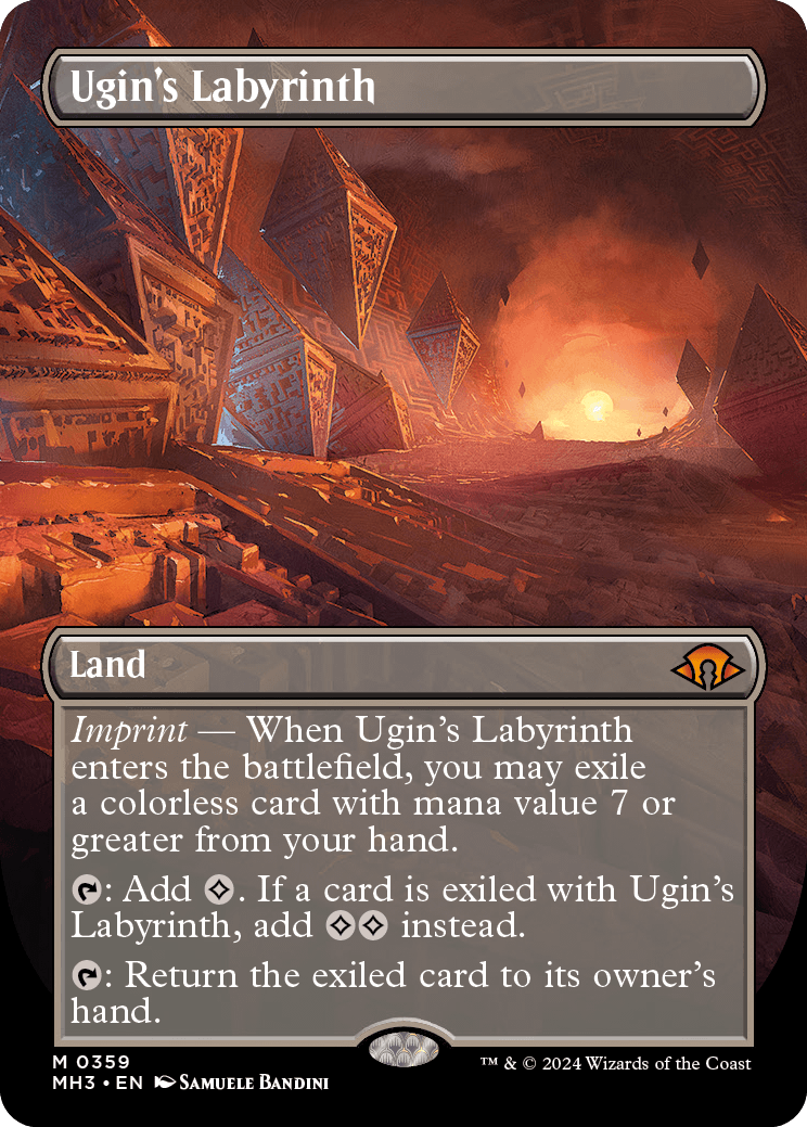 Ugin's Labyrinth, a new card from MH3.