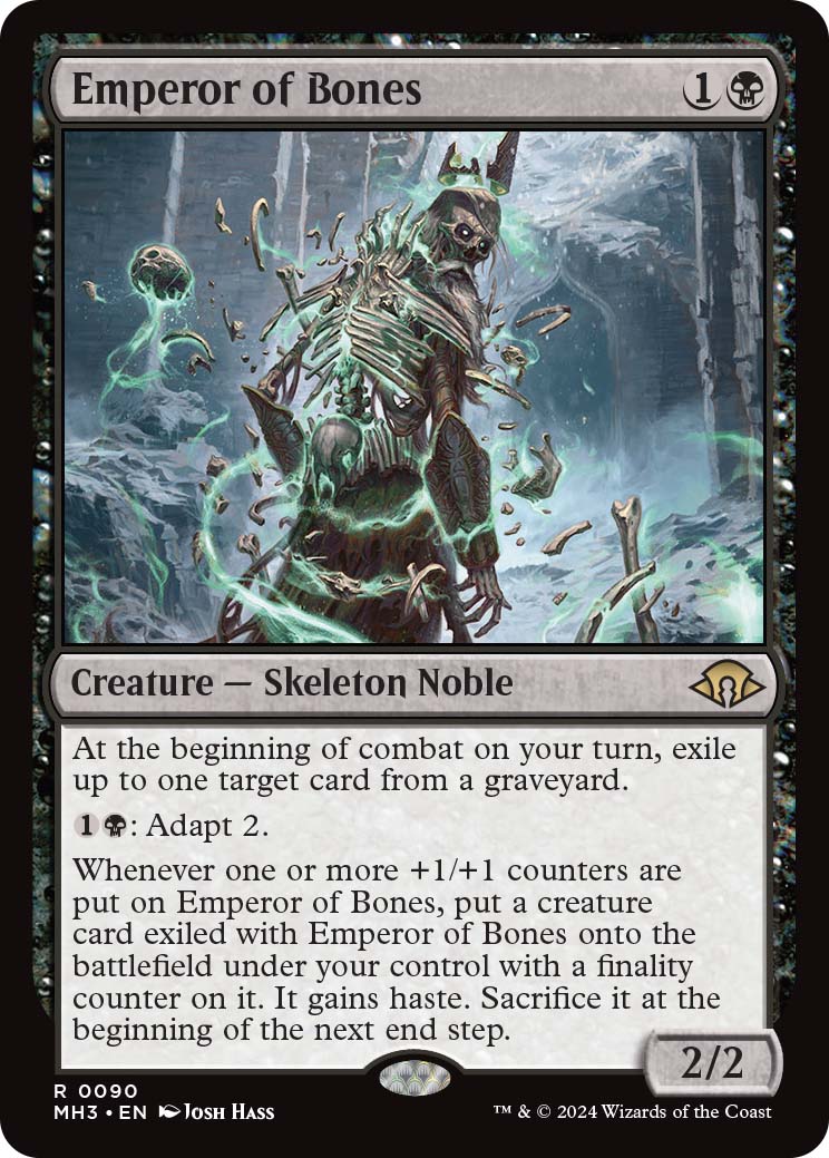 Emperor of Bones, our other preview card from Modern Horizons 3.