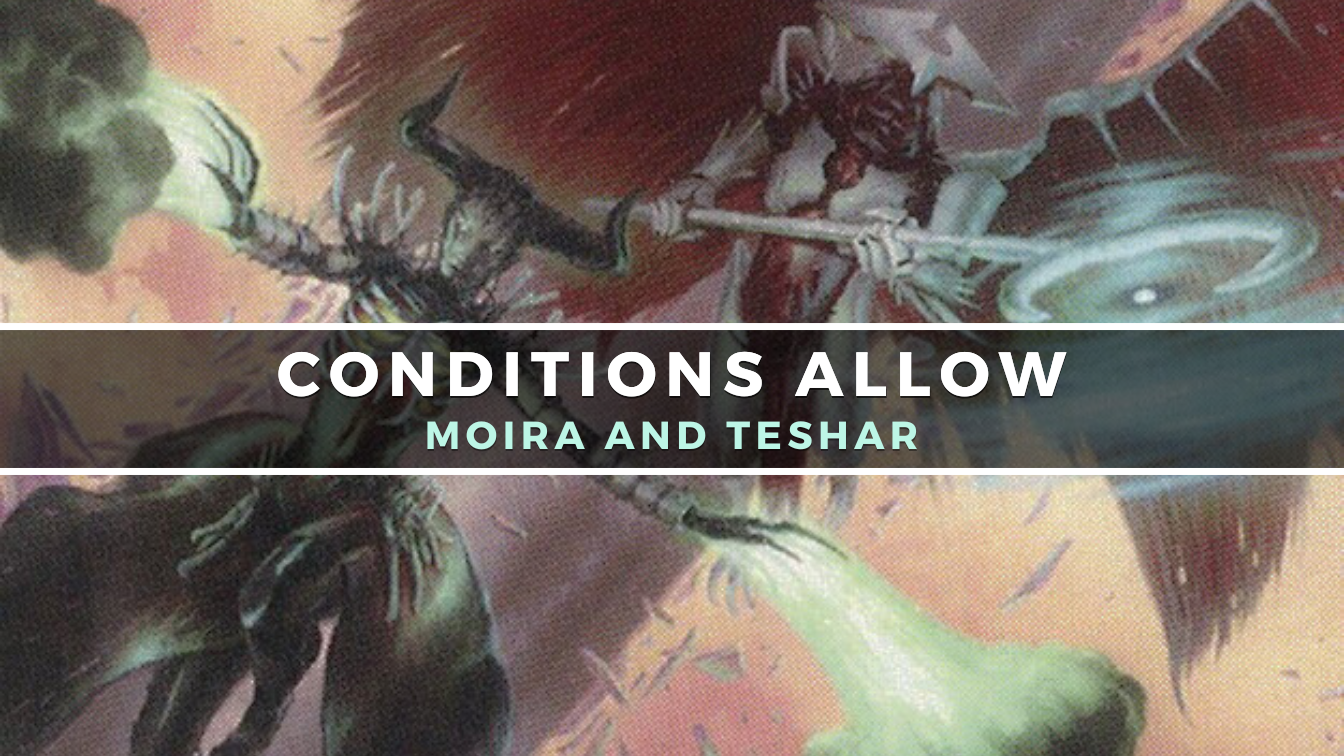 Moira and Teshar Commander art