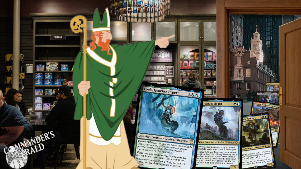 Saint Patrick hates snakes