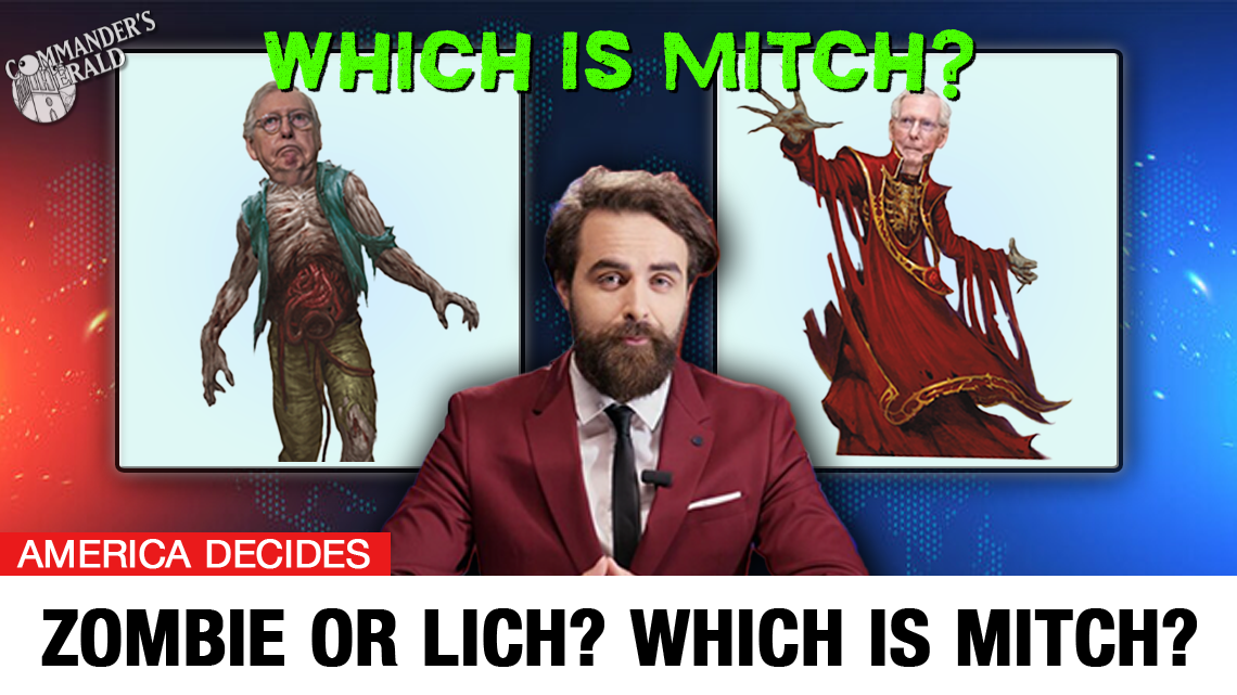 is mitch mcconnell a zombie or lich?