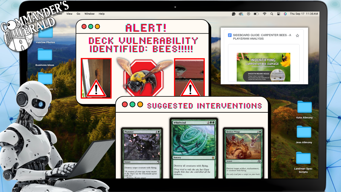 AI Deck Builder Obsessed with bees