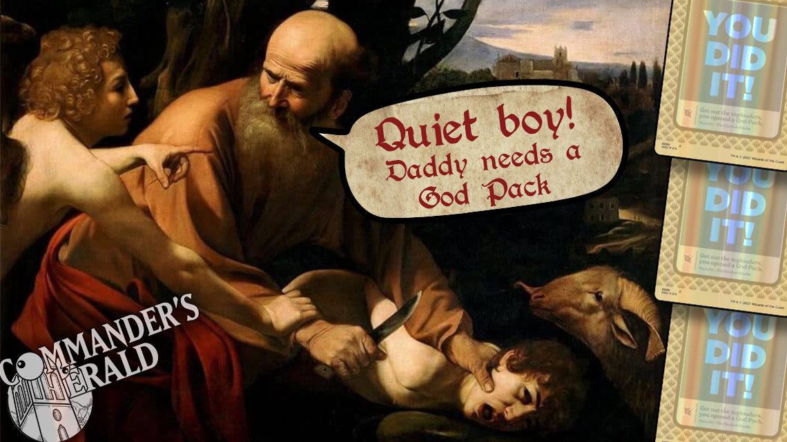 Abe saccing Isaac for God Pack.