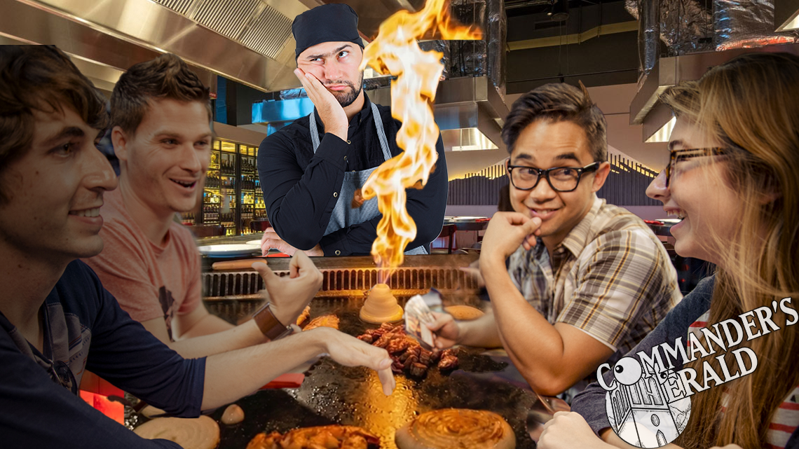 hibachi chef angry at magic players